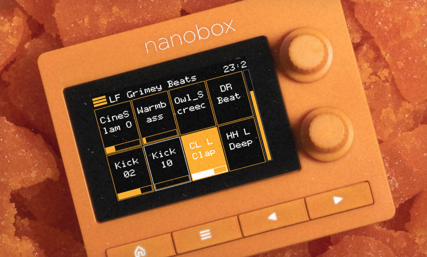 Карманный семплер 1010music nanobox tangerine